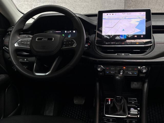 Jeep COMPASS 4xe 240 Plug-in Hybrid Electric Trailhawk 240Pk Automaat (PANORAMADAK, VIRTUAL COCKPIT, APPLE CARPLAY, GROOT NAVI, CAMERA, SPORTSTOELEN, LEDER, ADAPTIVE CRUISE, NIEUWSTAAT)