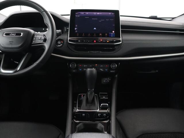 Jeep COMPASS 4xe 240 Plug-in Hybrid 80th Anniversary | SOH 80,5% | 360 Camera | Adaptive cruise | Full LED | Carplay | Keyless | Half leder | Navigatie | Park Assist | Climate control | PHEV