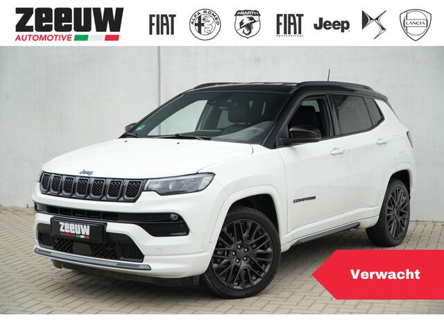 Jeep COMPASS 4xe 240 PK Hybrid S | Leder | Pano | Navi | Winter | Cam | 19"