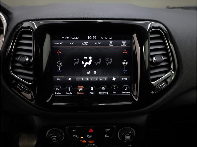 Jeep COMPASS 1.4 MultiAir Limited 4x4 | Trekhaak | Airco | Climate control | Stoelverwarming | Stuurwiel verwarmd | Cruise control | Dode hoek detectie | Lederen interieur | 4X4 |