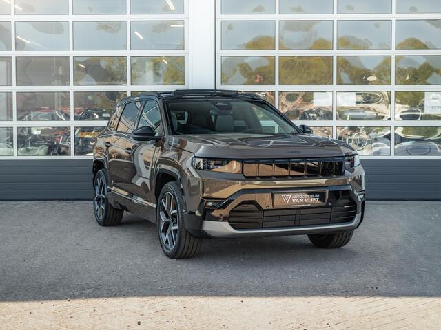 Jeep COMPASS First Edition 74 kWh | Direct leverbaar | Adapt. Cruise | Camera | Carplay | 20" | Elektr. A-Klep | Navi | Winter Pack | Schuif/Kanteldak | Premium Pack | Conv. Pack | Warmtepomp