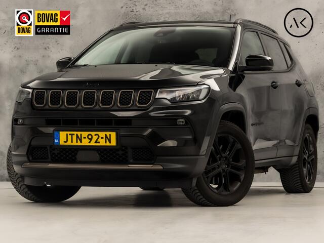 Jeep COMPASS 4xe 240 Plug-in Hybrid Electric Sport 240Pk Automaat (VIRTUAL COCKPIT, APPLE CARPLAY, GROOT NAVI, KEYLESS, CAMERA, SPORTSTOELEN, LEDER, GETINT GLAS, ADAPTIVE CRUISE, NIEUWSTAAT)