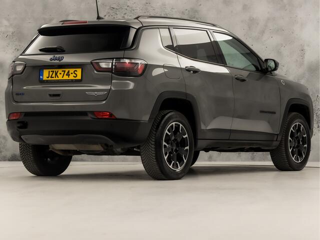 Jeep COMPASS 4xe 240 Plug-in Hybrid Electric Trailhawk 240Pk Automaat (PANORAMADAK, NARDO GREY, VIRTUAL COCKPIT, APPLE CARPLAY, CAMERA, LEDER, ADAPTIVE CRUISE, GETINT GLAS, NIEUWSTAAT)