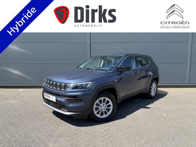 Jeep COMPASS 4xe 190 Plug-in Hybrid Electric Altitude (Elektrische Klep - Keyless Entry - LED - Automatische Airco - Camera - Navigatie - Apple Carplay - 4WD - Adaptieve Cruise Controle)