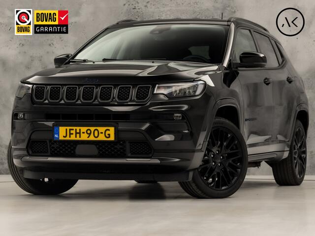 Jeep COMPASS 4xe 240 Plug-in Hybrid Electric 80th Anniversary 240Pk Automaat (VIRTUAL COCKPIT, APPLE CARPLAY, STUUR/STOELVERWARMING, CAMERA, LEDER, SPORTSTOELEN, TREKHAAK, GETINT GLAS, ADAPTIVE CRUISE, NIEUWSTAAT)