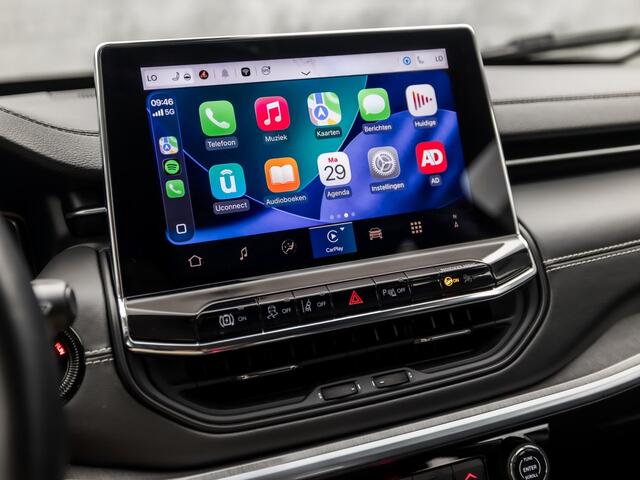 Jeep COMPASS 4xe 240 Plug-in Hybrid Electric 80th Anniversary 240Pk Automaat (VIRTUAL COCKPIT, APPLE CARPLAY, STUUR/STOELVERWARMING, CAMERA, LEDER, SPORTSTOELEN, TREKHAAK, GETINT GLAS, ADAPTIVE CRUISE, NIEUWSTAAT)