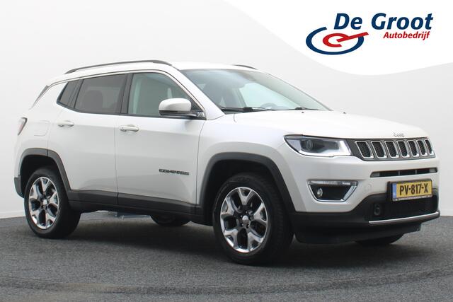 Jeep COMPASS 1.4 MultiAir Limited 4x4 Leer, Apple Carplay, Trekhaak, Memory, Stuur-/Stoelverwarming, PDC, 18"