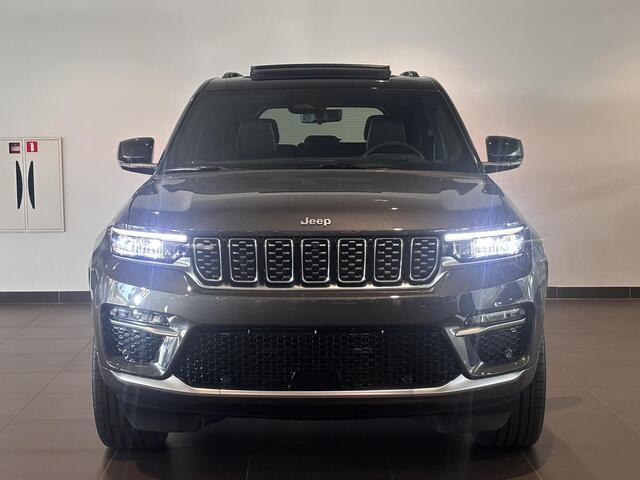 Jeep GRAND CHEROKEE Summit Reserve 4xe 380pk | LEDER | SCHUIF/KANTELDAK | MASSAGE | STOELVERW. + KOELING | 360 CAMERA