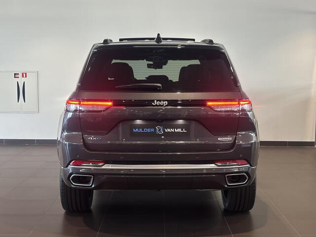 Jeep GRAND CHEROKEE Summit Reserve 4xe 380pk | LEDER | SCHUIF/KANTELDAK | MASSAGE | STOELVERW. + KOELING | 360 CAMERA