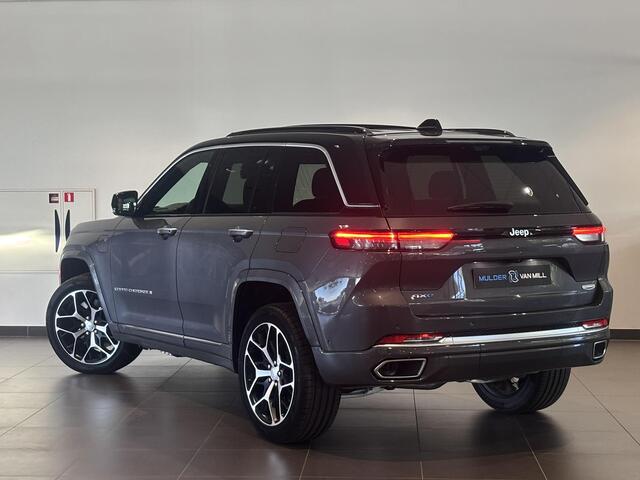 Jeep GRAND CHEROKEE Summit Reserve 4xe 380pk | LEDER | SCHUIF/KANTELDAK | MASSAGE | STOELVERW. + KOELING | 360 CAMERA