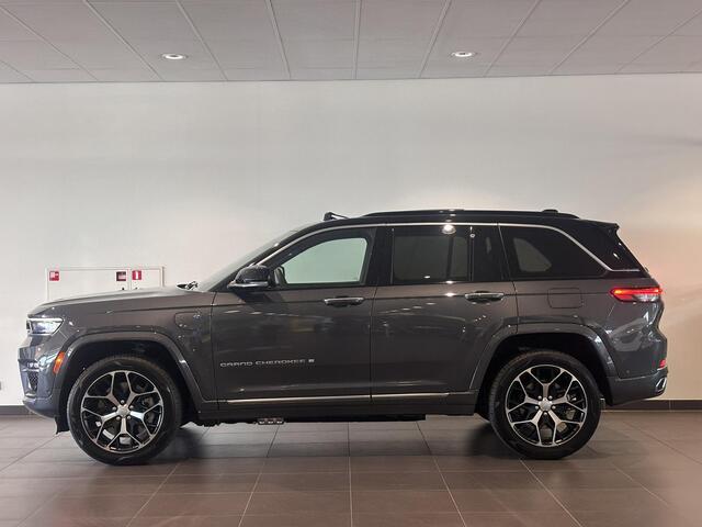 Jeep GRAND CHEROKEE Summit Reserve 4xe 380pk | LEDER | SCHUIF/KANTELDAK | MASSAGE | STOELVERW. + KOELING | 360 CAMERA