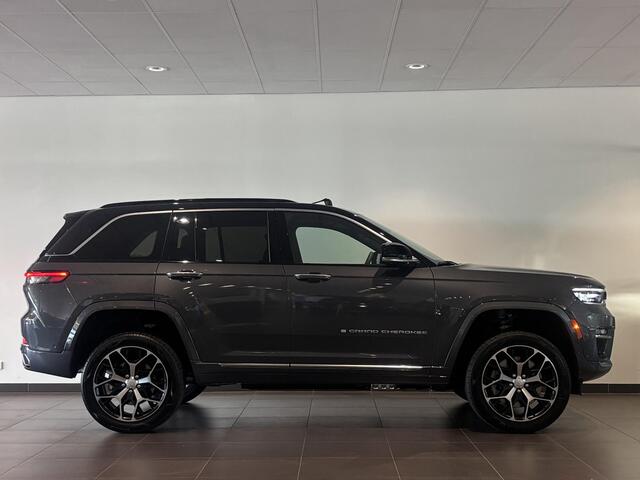Jeep GRAND CHEROKEE Summit Reserve 4xe 380pk | LEDER | SCHUIF/KANTELDAK | MASSAGE | STOELVERW. + KOELING | 360 CAMERA