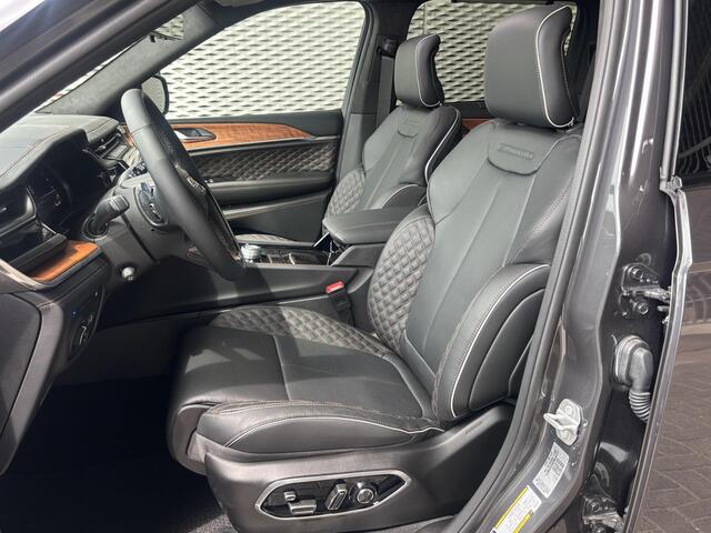 Jeep GRAND CHEROKEE Summit Reserve 4xe 380pk | LEDER | SCHUIF/KANTELDAK | MASSAGE | STOELVERW. + KOELING | 360 CAMERA