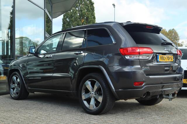 Jeep GRAND CHEROKEE 3.0 CRD AUT. LIMITED 4X4 GRIJS KENTEKEN *MARGE* | PANO | TREKHAAK | LEDER | NAVI | KEY-LESS | ACC | CAMERA