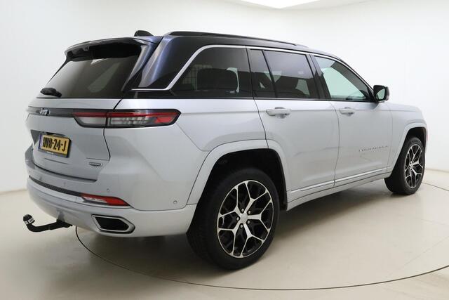 Jeep GRAND CHEROKEE 2.0 Summit Reserve 4xe 380 PK | Trekhaak | 2332 KG Trekgewicht | Lederen bekleding | Panoramisch schuifdak | Massage stoelen | Keyless
