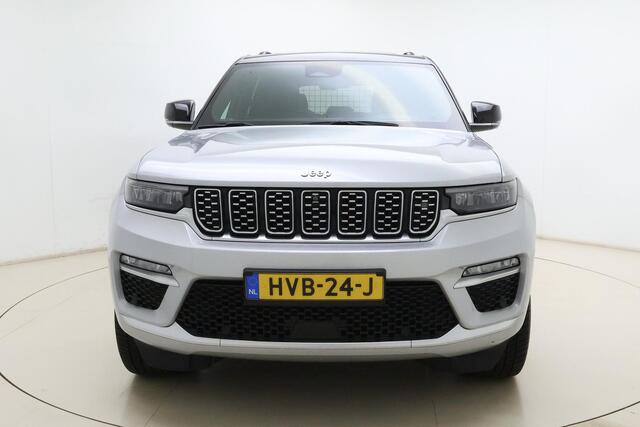 Jeep GRAND CHEROKEE 2.0 Summit Reserve 4xe 380 PK | Trekhaak | 2332 KG Trekgewicht | Lederen bekleding | Panoramisch schuifdak | Massage stoelen | Keyless