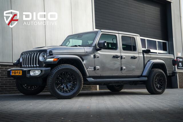 Jeep Gladiator Overland 3.0 CRD 264 pk 4x4 /BTW-auto/ ACC/ Grijs-Kenteken/ Full-Options/ Leder/ Stoel.Verw/ Stuur.Verw/ Keyless/ Camera/ Apple-Carplay/