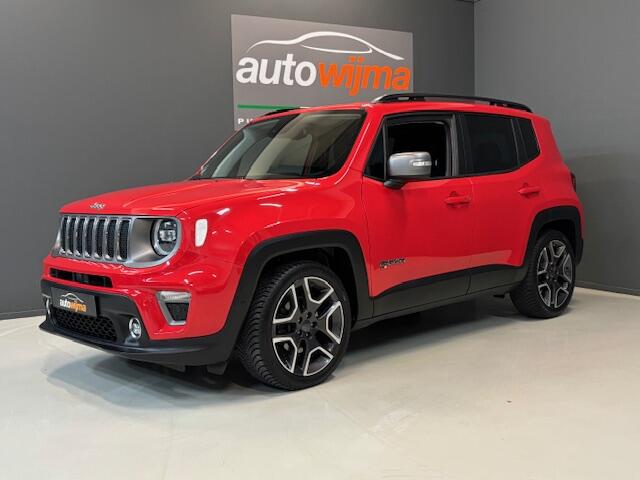 Jeep RENEGADE 1.3 Turbo 150pk Limited Automaat Afneembare trekhaak, Adaptive cruise, dodehoeksensor
