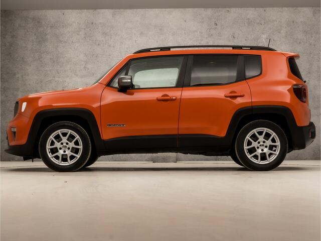Jeep RENEGADE 1.0T Limited (PANORAMADAK, APPLE CARPLAY, GROOT NAVI, STUUR/STOELVERWARMING, GETINT GLAS, LEDEREN SPORTSTOELEN, ADAPTIVE CRUISE, KEYLESS, NIEUWE APK, NIEUWSTAAT)