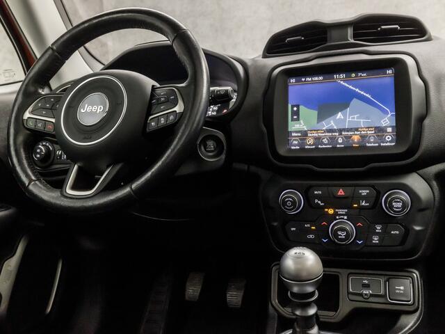 Jeep RENEGADE 1.0T Limited (PANORAMADAK, APPLE CARPLAY, GROOT NAVI, STUUR/STOELVERWARMING, GETINT GLAS, LEDEREN SPORTSTOELEN, ADAPTIVE CRUISE, KEYLESS, NIEUWE APK, NIEUWSTAAT)