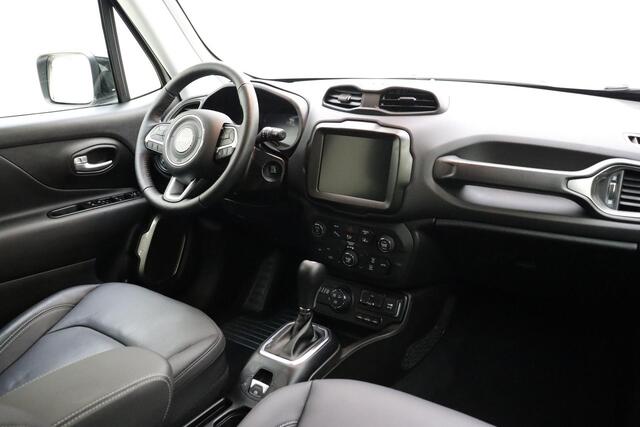 Jeep RENEGADE 4xe 190 Plug-in Hybrid Electric Limited Automaat | Navigatie | Trekhaak | Lederen bekleding | Stoel & Stuurverwarming | Keyless | Dakrails | Getint glas