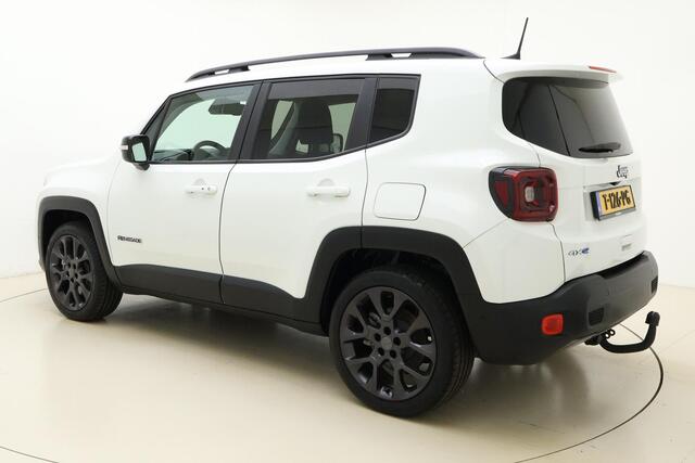 Jeep RENEGADE 4xe 190 Plug-in Hybrid Electric Limited Automaat | Navigatie | Trekhaak | Lederen bekleding | Stoel & Stuurverwarming | Keyless | Dakrails | Getint glas