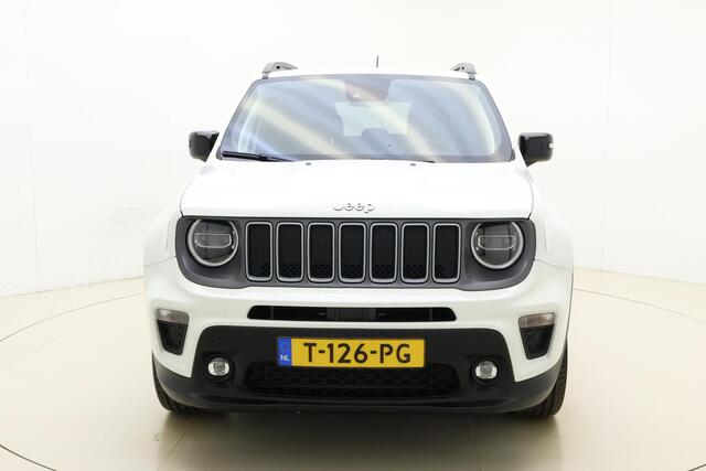 Jeep RENEGADE 4xe 190 Plug-in Hybrid Electric Limited Automaat | Navigatie | Trekhaak | Lederen bekleding | Stoel & Stuurverwarming | Keyless | Dakrails | Getint glas