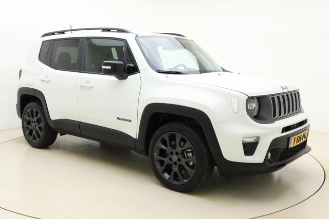 Jeep RENEGADE 4xe 190 Plug-in Hybrid Electric Limited Automaat | Navigatie | Trekhaak | Lederen bekleding | Stoel & Stuurverwarming | Keyless | Dakrails | Getint glas