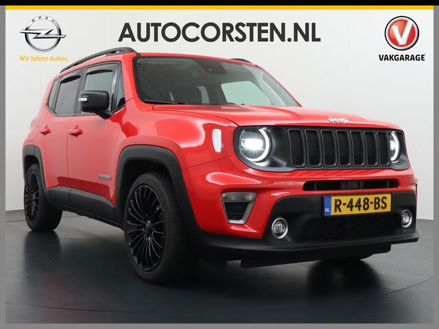 Jeep RENEGADE T120pk Navi Camera Apple Carplay Android Auto Achteruitrij-Assist Dodehoek-detectie Park-Assist PDC-A+V 19" DAB U-Connect Live 8,4" Keyless Pdc 80th Anniversary Regen-Lichtsensor Led Blindspot monitoring Lane Assist Dim.Binnenspiegel Lmv Privacy Glas Blue