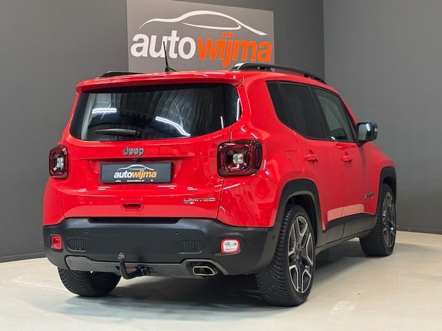 Jeep RENEGADE 1.3 Turbo 150pk Limited Automaat Afneembare trekhaak, Adaptive cruise, dodehoeksensor