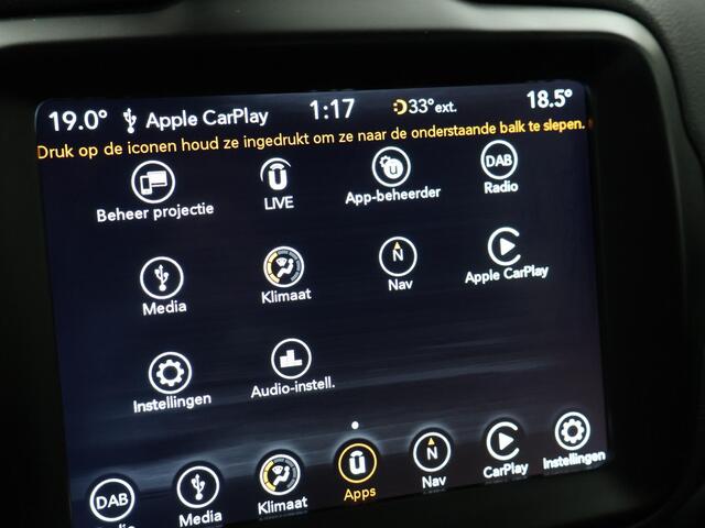Jeep RENEGADE 1.4 MULTIAIR 140 PK AUT. NIGHT EAGLE II LIMITED + ADAPTIVE CRUISE | APPLE CARPLAY | 18 INCH LMV