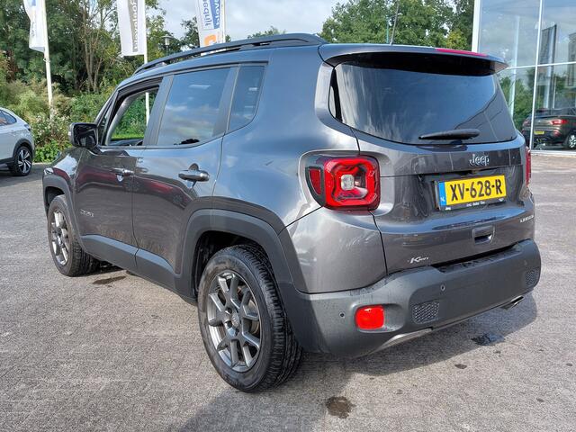 Jeep RENEGADE 1.3T 150pk Automaat Freedom | Navi | Apple Carplay+Android Auto | Clima | Adap.Cruise | Panorama Schuifdak | Lederen Bekleding | Keyless Entry | Dodehoek+Rijstrooksensor | Pdc+Camera | 17''lm