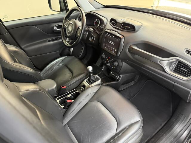 Jeep RENEGADE 1.0T Limited, 120Pk, 2018, 1ste eigenaar, Volledig leder, Climate control, Cruise control, Navigatie, Parkeersensoren, Achteruitrijcamera, LED Koplampen, DAB radio,