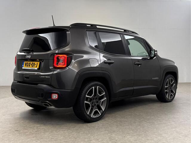 Jeep RENEGADE 1.3T Limited 151PK | Grijs Kenteken | VAN | Adap. Cruise | Camera | Carplay | Keyless | Parkeersens.