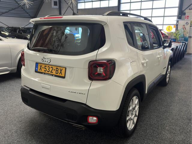 Jeep RENEGADE 1.0T LIMITED NAVIGATIE ADAPTIVE CRUISE CONTROL ACHTERUITRIJCAMERA KEYLESS GO ZEER MOOI !!
