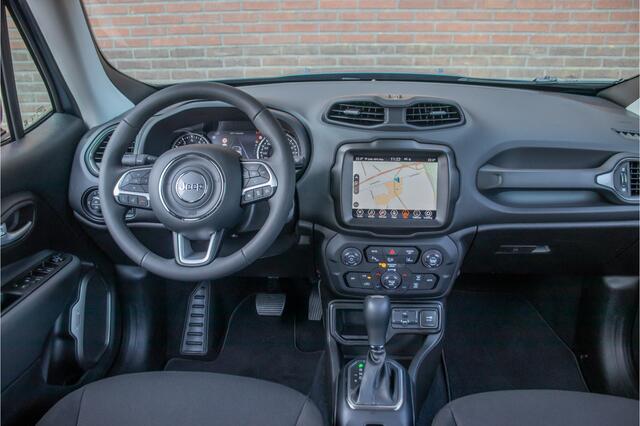 Jeep RENEGADE 1.5T e-Hybrid Limited, Origineel NL, Camera, Stoelverwarming, Full LED, Trekhaak, Navigatie, Park Assist, Keyless.