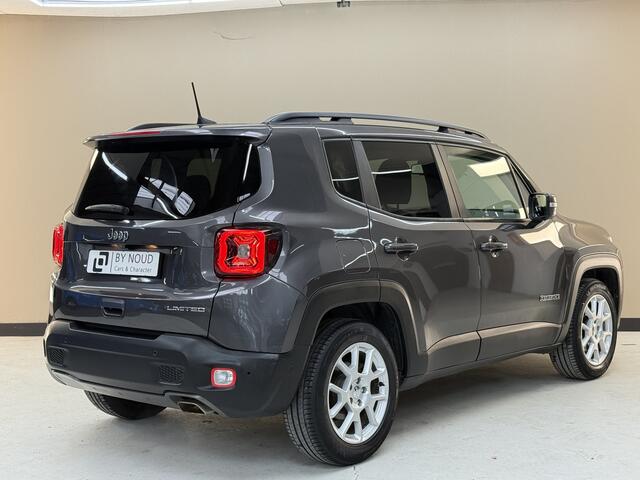Jeep RENEGADE 1.0T Limited, 120Pk, 2018, 2de eigenaar, Volledig leder, Camera, Climate control, Cruise control, Parkeersensoren, 4 seizoenen banden, LED koplampen, Navigatie,