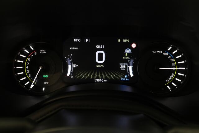 Jeep RENEGADE 4xe 240 Plug-in Hybrid Electric 80th Anniversary Climate, ACC, Camera, Apple Carplay, Stoelverwarming, Trekhaak, PDC, 19''