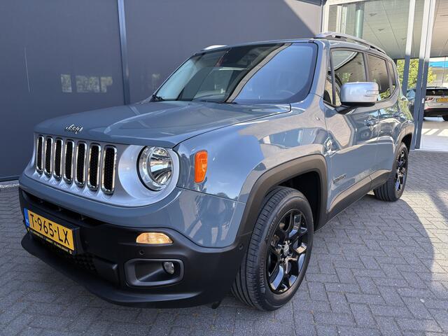 Jeep RENEGADE 1.4 MultiAir Limited Airco - Cruise control - Parkeersensoren - Dakrails - Navigatie - Stuur multifunctioneel - Lederen bekleding - Licht metalen velgen 17 inch - Mistlampen - Start/stop systeem - Elektrische ram