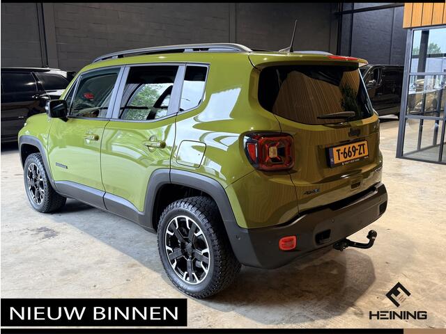 Jeep RENEGADE 4xe 240 PK Plug-in Hybrid Electric Trailhawk. Leer. Panoramadak. Trekhaak. 1 eigenaar 47000 km.