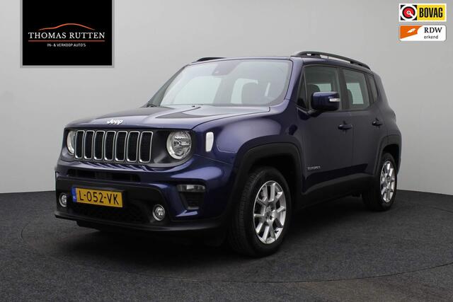 Jeep RENEGADE 1.0T Longitude 2018 | Navigatie | Bluetooth | Cruise control | Trekhaak | Parkeersensoren | Stuurwiel Bediening | Elektrische ramen + spiegels | Lichtmetaal | Boekjes Compleet | 2 Sleutels