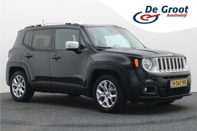 Jeep RENEGADE 1.4 MultiAir Limited Leer, Cruise, Climate, Camera, Navigatie, Bluetooth, PDC, 17''