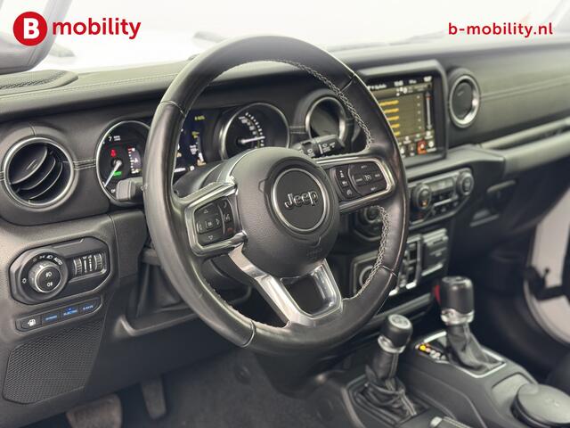 Jeep WRANGLER Unlimited 4xe 380PK Sahara 4X4 Hybride Trekhaak 1.587kg | Leer | Achteruitrijcamera | Adaptive Cruise Control | Apple CarPlay | Stuur/Stoelverwarming