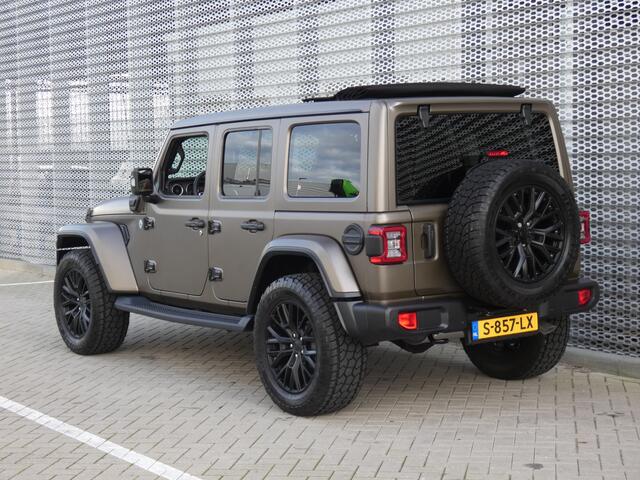 Jeep WRANGLER Unlimited 4xe 380PK Sahara ! SPECIALE WITTEBRUG EDITIE ! UNIEKE WRAP & ALARM & OPEN DAK !