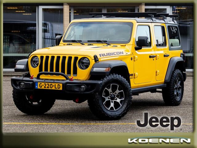 Jeep WRANGLER 2.0T RUBICON 4x4 Rhino Rack / Stalen Bumper / Afneembare Trekhaa