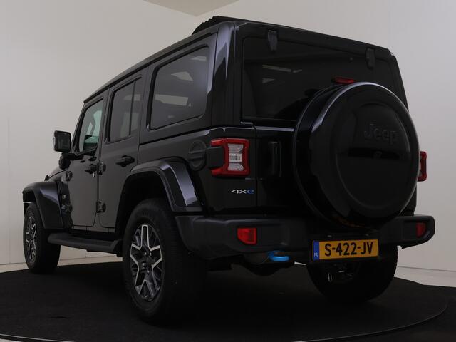 Jeep WRANGLER Unlimited 4xe 380PK Sahara Leder Interieur | 4 X 4 | Trekhaak | Parkeerhulp | Cabrio soft top