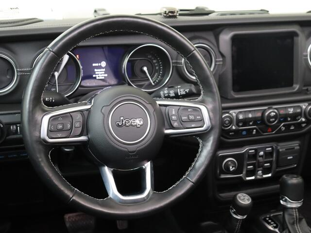 Jeep WRANGLER Unlimited 4xe 380PK Sahara Leder Interieur | 4 X 4 | Trekhaak | Parkeerhulp | Cabrio soft top