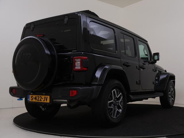Jeep WRANGLER Unlimited 4xe 380PK Sahara Leder Interieur | 4 X 4 | Trekhaak | Parkeerhulp | Cabrio soft top