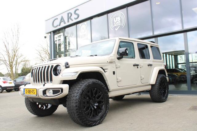 Jeep WRANGLER BRUTE 4XE 380 PK SAHARA / Sky One Touch cabrio dak /