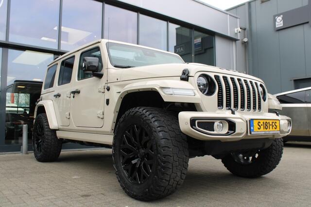 Jeep WRANGLER BRUTE 4XE 380 PK SAHARA / Sky One Touch cabrio dak /